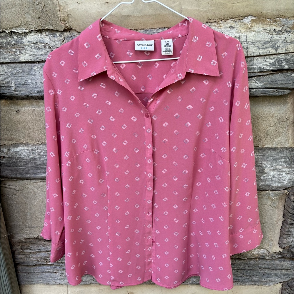 Covington Women's Pink Patterned Top